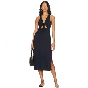 SPLENDID | $158 Jewel Reversible Cutout Dress in Navy, Size XS